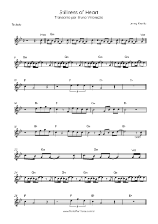 Lenny Kravitz Stillness Of Heart score for Keyboard