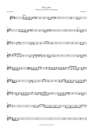 Little Texas  score for Clarinet (C)