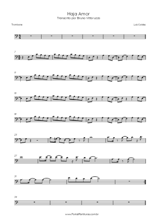 Luiz Caldas  score for Trombone