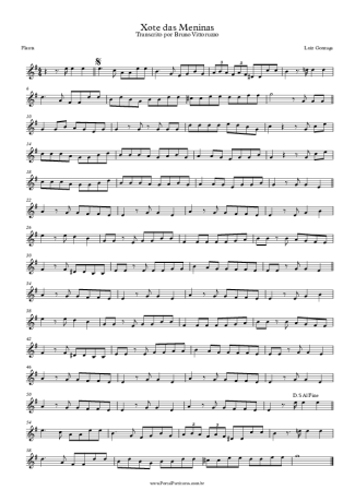 Luiz Gonzaga  score for Flute