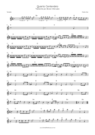 Mario Zan  score for Keyboard