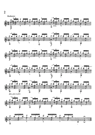 Mauro Giuliani Estudo 2 Op 48 score for Acoustic Guitar