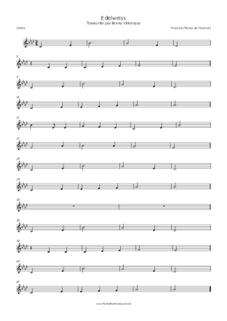 Musicals (Temas de Musicais)  score for Violin