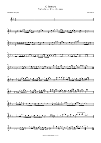 Oficina G3  score for Alto Saxophone