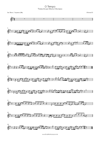 Oficina G3  score for Tenor Saxophone Soprano (Bb)