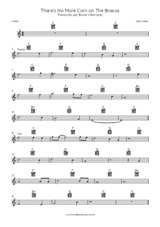 Otto Nilsen There´s No More Corn On The Brasos score for Acoustic Guitar