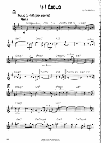 Pat Metheny If I Could score for Guitar