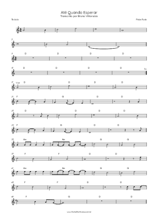 Plebe Rude  score for Keyboard