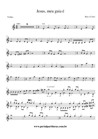 Raiz Coral  score for Violin