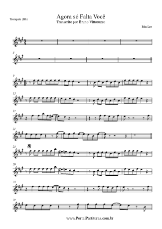 Rita Lee  score for Trumpet