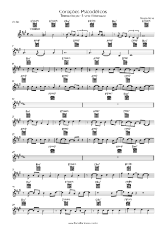 Roupa Nova  score for Acoustic Guitar