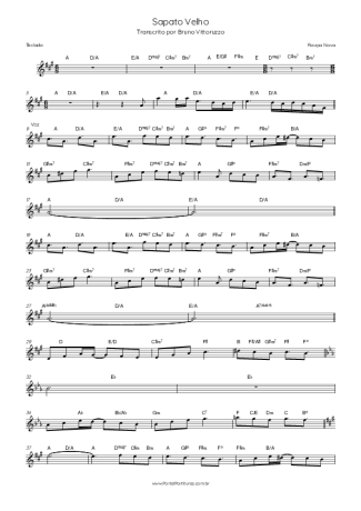 Roupa Nova Sapato Velho score for Keyboard