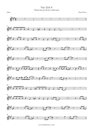 Roy Orbison You Got It score for Harmonica