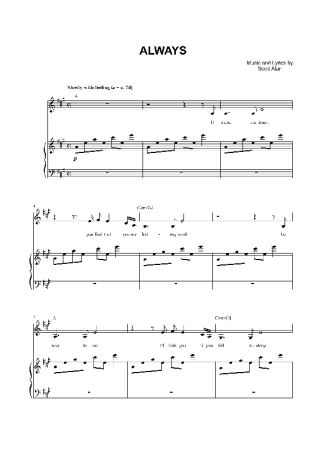 Scott Alan  score for Piano