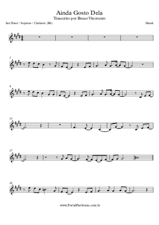 Skank  score for Tenor Saxophone Soprano (Bb)