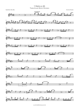 Sorriso Maroto  score for Alto Saxophone
