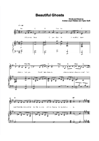 Taylor Swift  score for Piano