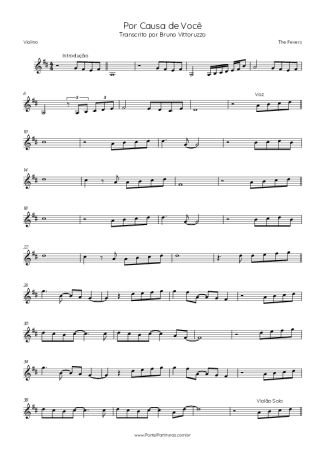 The Fevers  score for Violin