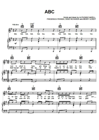 The Jackson 5  score for Piano