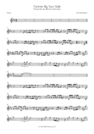 The Manhattans Forever By Your Side score for Flute