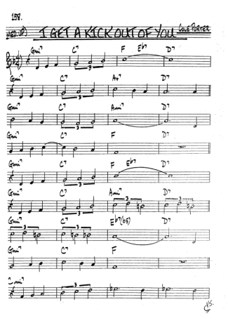 The Real Book of Jazz I Get A Kick Out Of You score for Clarinet (Bb)
