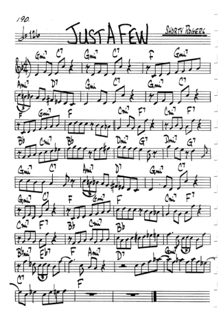 The Real Book of Jazz  score for Clarinet (C)
