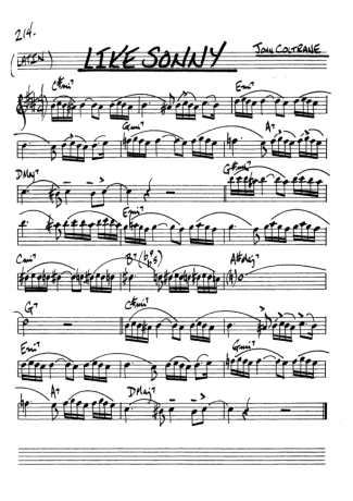 The Real Book of Jazz  score for Alto Saxophone