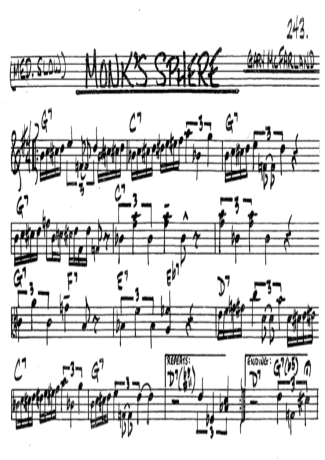The Real Book of Jazz  score for Tenor Saxophone Soprano (Bb)