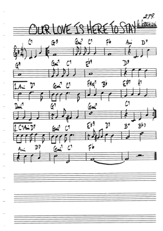 The Real Book of Jazz Our Love Is Here To Stay score for Harmonica