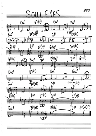 The Real Book of Jazz Soul Eyes score for Violin