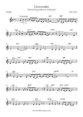 Tom Jobim  score for Keyboard