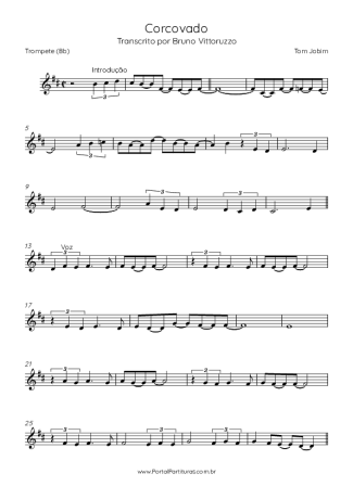 Tom Jobim  score for Trumpet