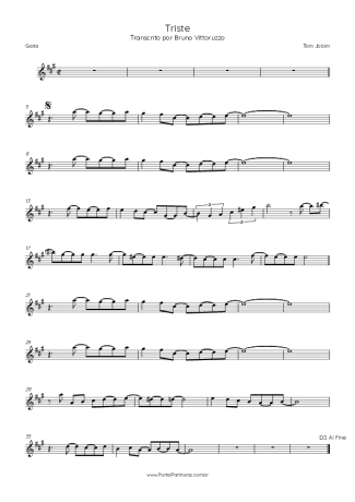 Tom Jobim  score for Harmonica