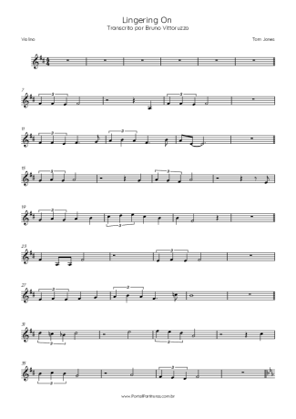 Tom Jones  score for Violin