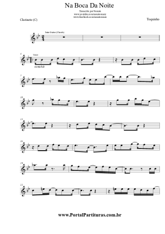 Toquinho  score for Clarinet (C)