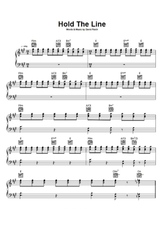 Toto  score for Piano