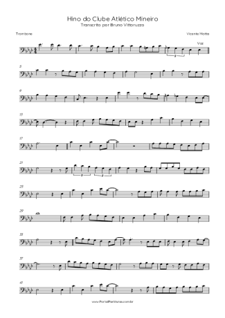 Vicente Motta  score for Trombone