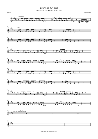 Zé Ramalho  score for Flute